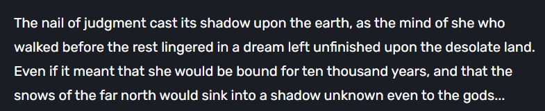 ceo_voyager's tweet photo. @avekoitar She was definitely imprisoned in some way. There is also this part in the Celestial Gift artifact set that mentions her being "bound for ten thousand years" https://t.co/d1ampzoGY6
