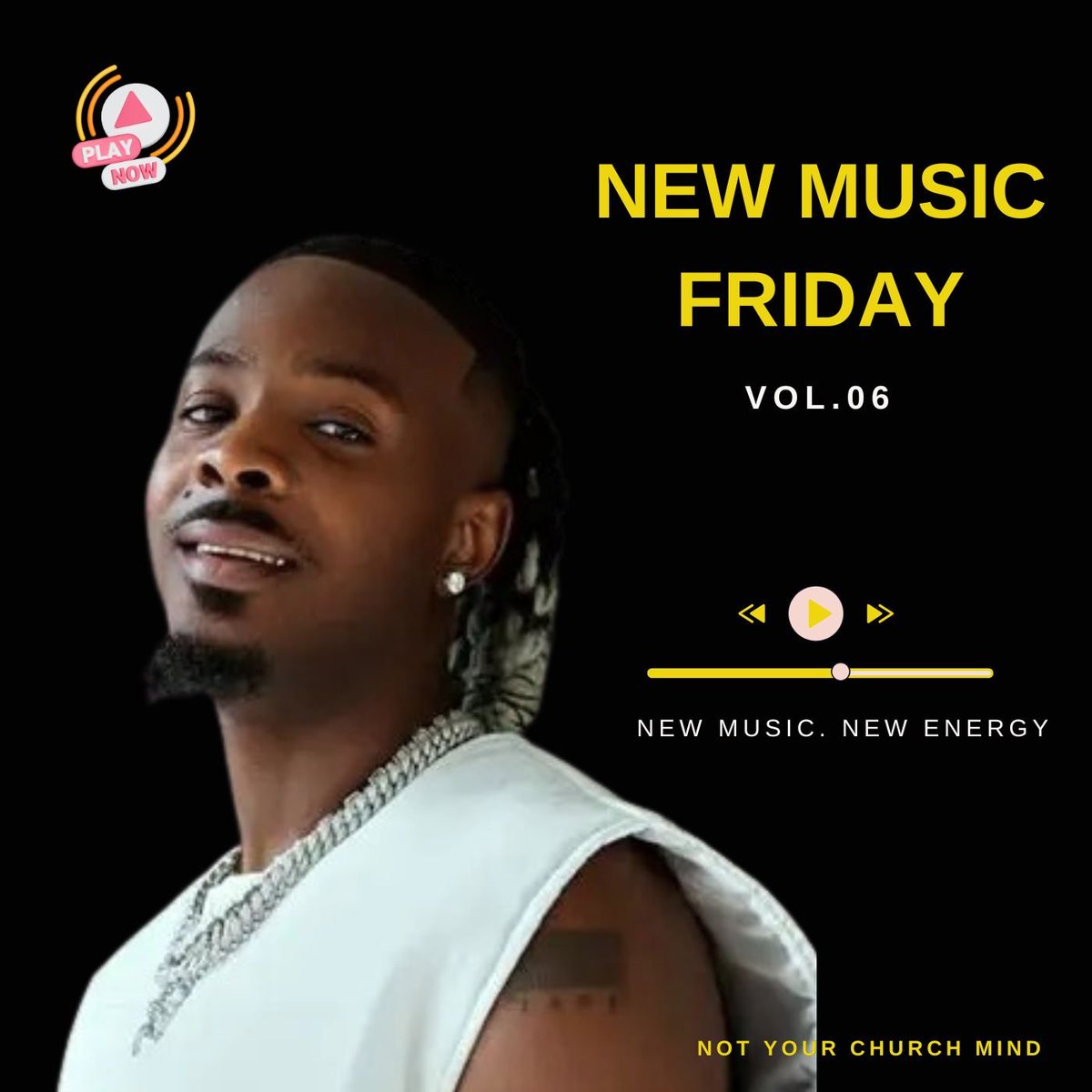 nychurchmind's tweet photo. NYCM New Music Friday 🌟
New Music. New Energy 🔋
Volume 06 ✨

Face of Playlist: @YoungJonn https://t.co/MRa5wZitS8