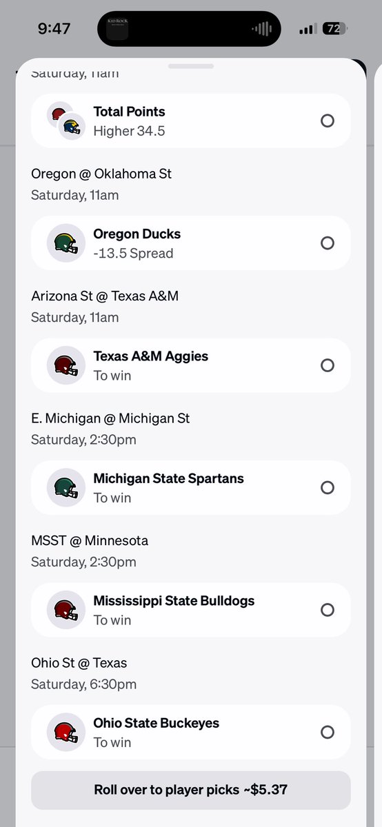 LFupatrain's tweet photo. With everyone in my DM’s asking for College football plays today, I decided to come up with a lock you won’t want to miss out on. Hit the follow button for more plays all season long💸 https://t.co/nl7FmC88Aj