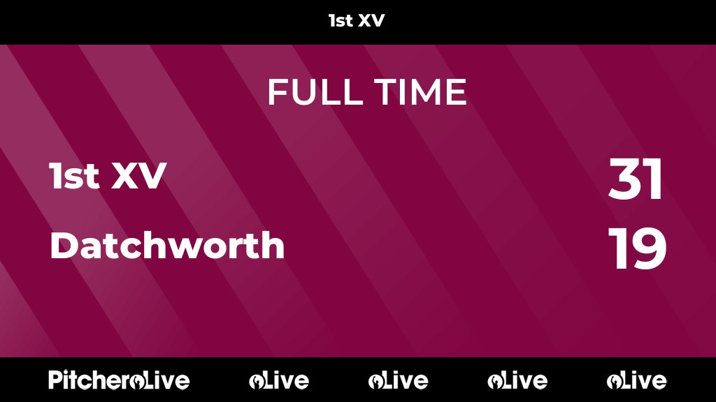 BletchleyRUFC's tweet photo. FULL TIME: 1st XV 31 - 19 Datchworth
#1STDAT #WeAreBletchley
https://t.co/gwXl5WHcbp https://t.co/RiJDlUtZ8j