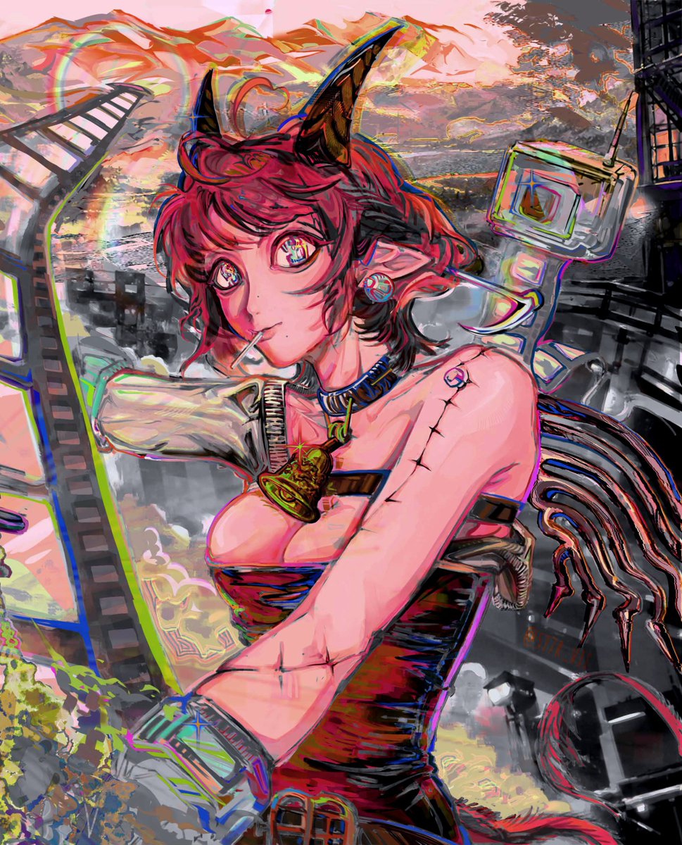 ST7R_VII's tweet photo. #oc #commission #art #AnimeArtist 
Oc https://t.co/2J9TgyA9go