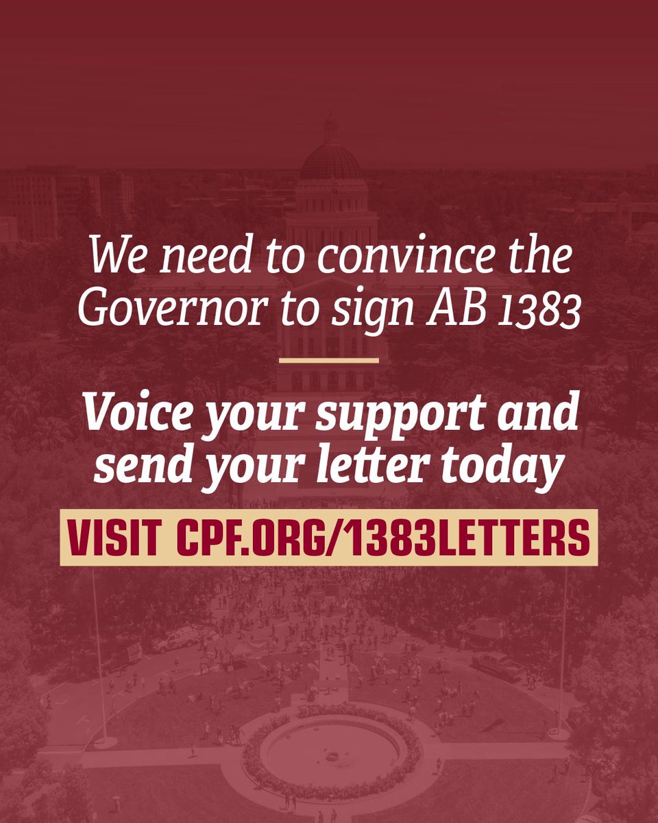 CAFirefighters's tweet photo. Make your voice heard at the State Capitol!

WHEN: Monday, Sept. 14 at 1 PM (arrive by 12:30)
WHERE: West Steps of the CA State Capitol
RSVP: https://t.co/IJPverATez

Can't make it to Sacramento? Send a letter explaining what two years means to you at https://t.co/keFTPgWn1h. https://t.co/w42RNkorrT