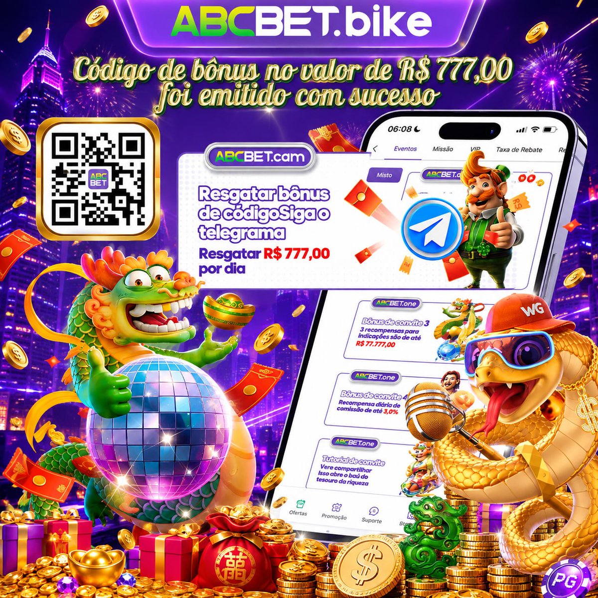 ABCBETcam's tweet photo. Prezados membros da ABCBET:
O código de resgate de hoje já foi liberado! Acessem suas contas o mais rápido possível para resgatar sua recompensa exclusiva.
Código de resgate de hoje: 【22427】
⏰Código de resgate válido até às 13:20 ⏰
🌟 Site Oficial:  https://t.co/wlWrTcSTN1 https://t.co/itiCzt0ugr