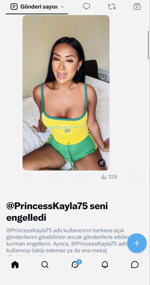 Mertawtf's tweet photo. @PrincessKayla75 Bitch, little whore blocked me because of her comment because she lives in a dream world and I woke her up, big ass bitch in my dick too 🖕🏻 https://t.co/LCjsVMSw00