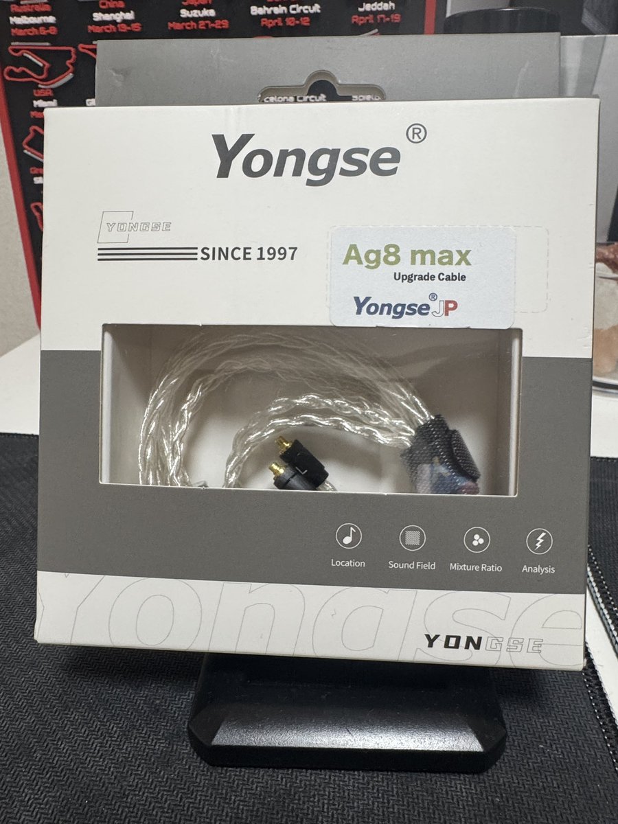 fukuoka_h_l's tweet photo. MNG 
yongse Ag8 max MMCX 4.4
8コア5N銀線
とあるご縁で手に入れたAstrotec Phoenix用に
#マヨナカオーディオ倶楽部 https://t.co/XBkovJNXQ2