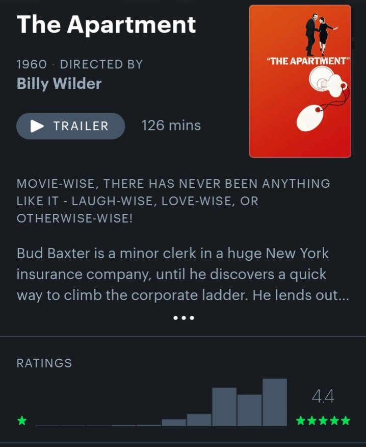 Greyyeey's tweet photo. Billy Wilder gotta have one of the greatest filmographies of all time https://t.co/Tkp0xG8opC