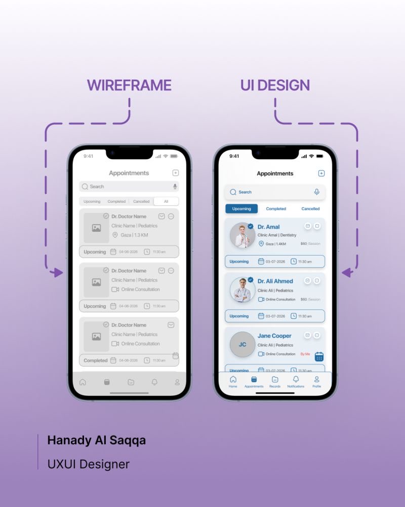 HanadyAlsaqqa's tweet photo. أكبر غلطة؟ تبدأ بتصميم الواجهة قبل ما تعرف كيف رح يشتغل التطبيق.

الـWireframe مش مجرد رسم مبدئي؛ هو المكان اللي بنرتب فيه تجربة المستخدم، نبسّط الرحلة، ونكتشف المشاكل قبل ما تتحول لتعديلات مكلفة.

صمّم التجربة أولًا… وبعدين خلّيها جميلة. 

#ui #ux #uiux #wireframe https://t.co/VKxmieYHVy