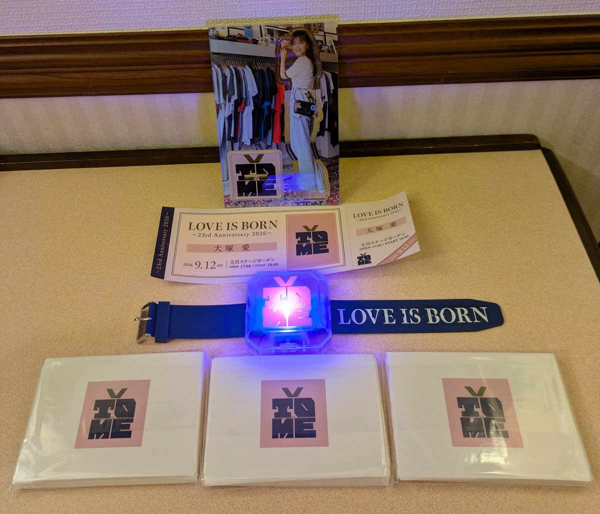 lonesome_TA's tweet photo. 大塚 愛 LOVE IS BORN ~23rd Anniversary 2026~終了
席は遠かったですが、やっぱりラブボンは楽しい✨
既に来年のラブボンの先行予約も開始😄
本日の公演のDVDの予約もしましたが、相変わらずクジ運は悪くスクラッチクジは全部外れました😅

#大塚愛
#LOVEISBORN
#ラブボン
#立川ステージガーデン https://t.co/d7DsYDJiQg