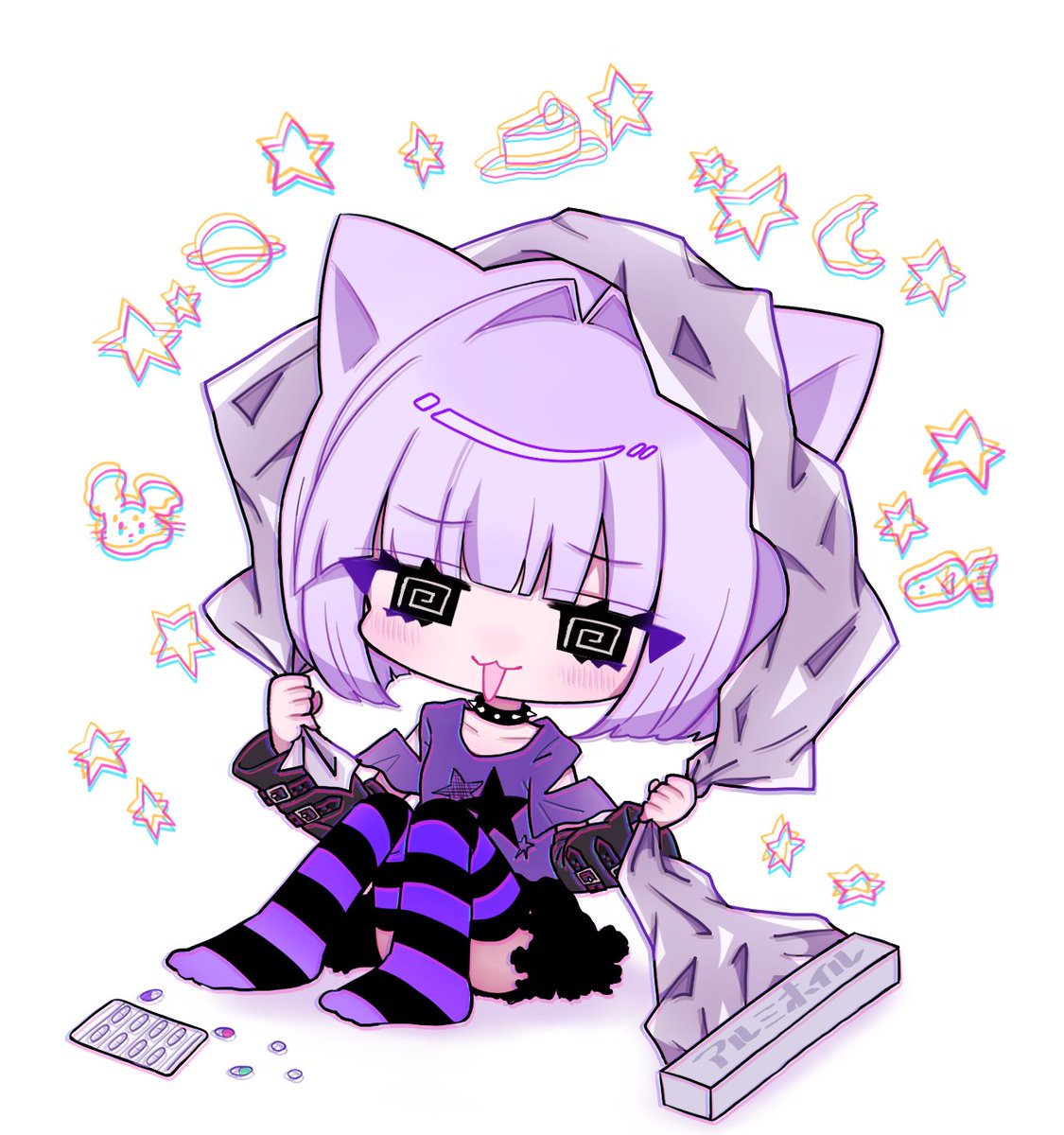 sugumo_eru's tweet photo. アルミホイルまこうね #イラスト https://t.co/mC7jIiZ90s