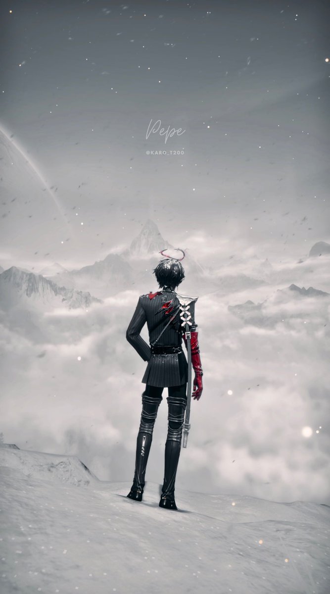 karo_t200's tweet photo. 🩸 blood upon the snow | camille

- i need more characters with his aesthetics 

#ArknightsEndfield #Camille https://t.co/Z3MMQcPRHi