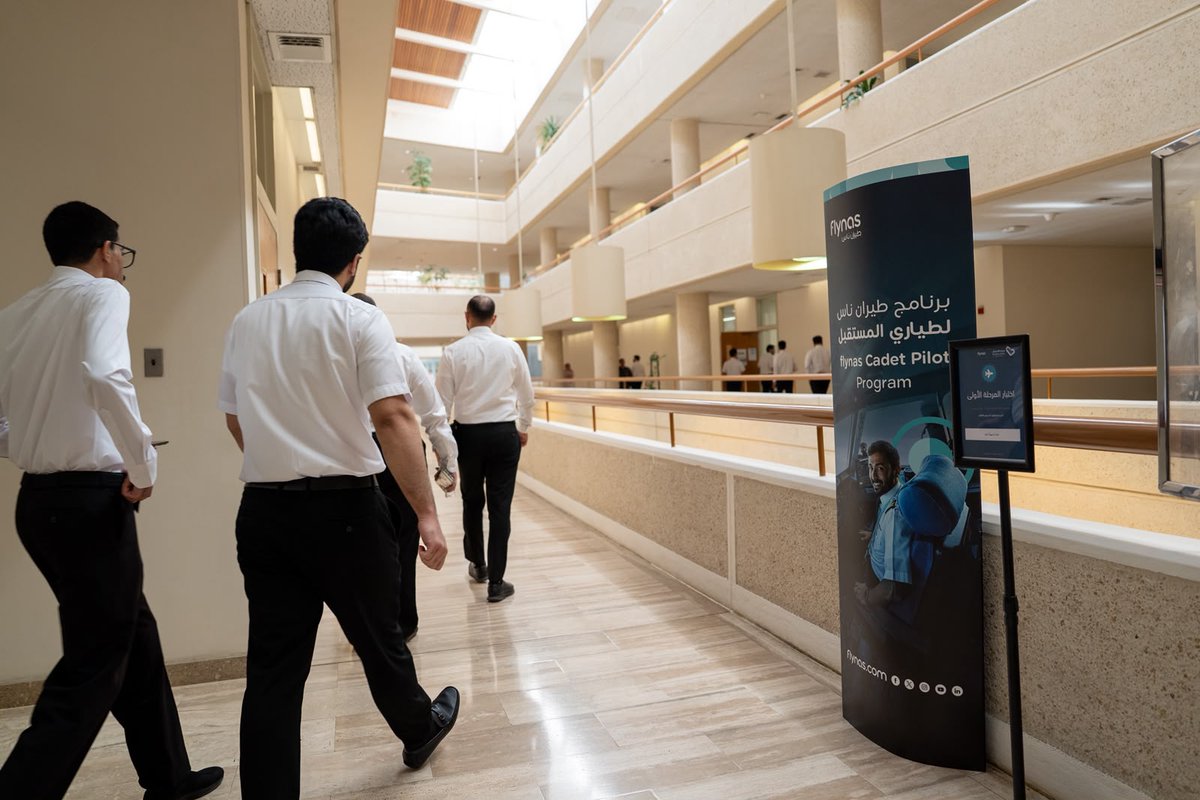 flynas's tweet photo. We are pleased at #flynas to announce the start of the 2026 “Future Pilots” Program assessments, as part of our plan to enroll 300 trainees and advance our goal of 100% localization of Saudi pilots.
Another step in investing in national talent and supporting our ambitious growth and expansion plans.