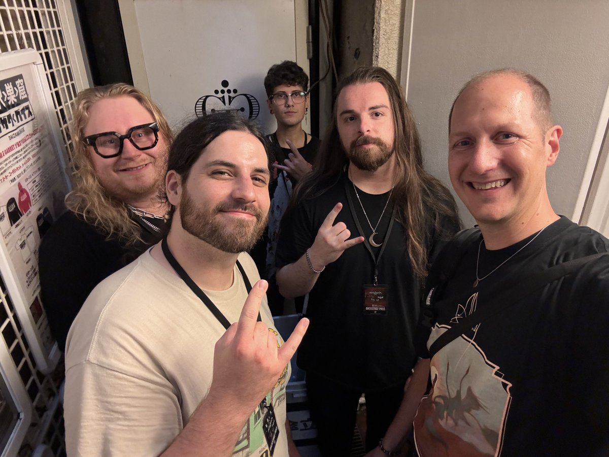 C_DeAngelis's tweet photo. So awesome to see and meet @UNRQVTD last night in Tokyo! Took a quick day trip up from Okinawa for the show and was such a memorable evening! π€π» #metalOD https://t.co/B6M9zubUz4