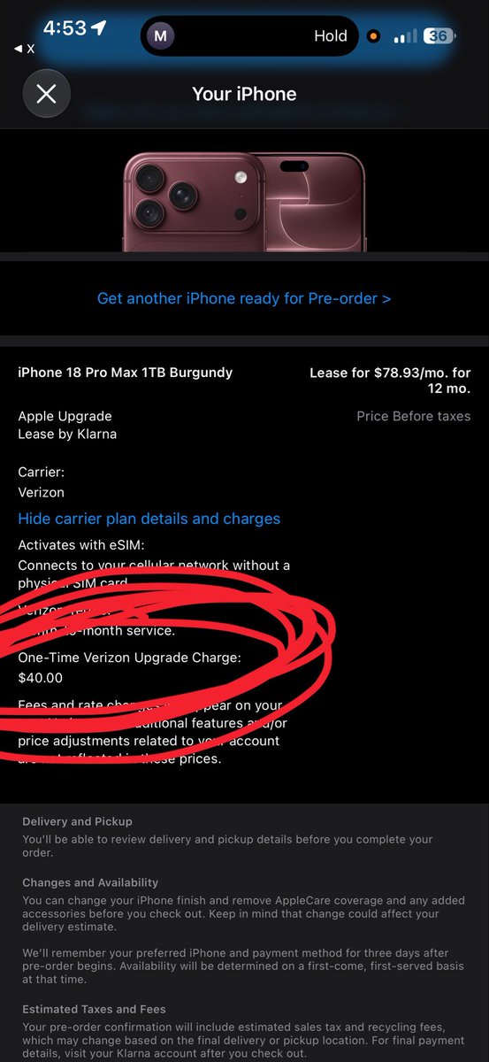eddib17's tweet photo. Hey @Verizon I thought only evil phone companies charged upgrade fees https://t.co/lxiTP7VmAt