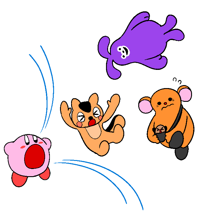 kaberokun_k's tweet photo. #星のカービィ #カービィ #カービィイラスト 
#JR東日本 #Suica #新キャラクター https://t.co/u7rsgdWxCD