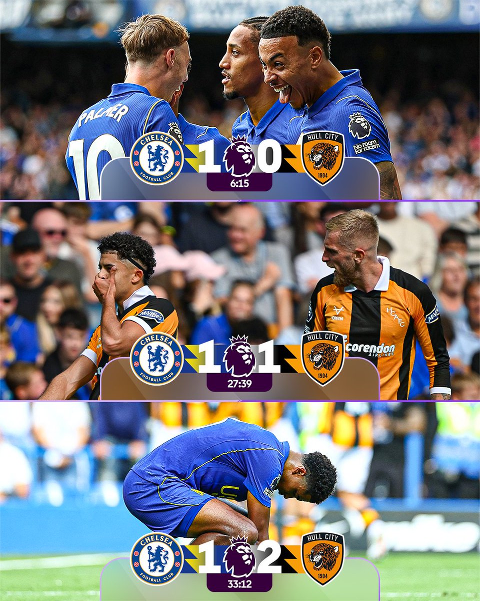 premierleague's tweet photo. The first half at Stamford Bridge didn't disappoint 🍿 https://t.co/c5jWUKrSq8