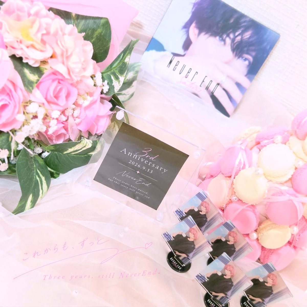 Tommy_1103k's tweet photo. ⋆｡˚✩ ───────── ✩˚｡⋆

　3rd Anniversary
　NeverEnd

　これからも ずっと

　Three years, still NeverEnd.

⋆｡˚✩ ───────── ✩˚｡⋆

2026.9.13

#さとみくん 
#NeverEnd
#NeverEnd3周年 https://t.co/wmtBduoKR5