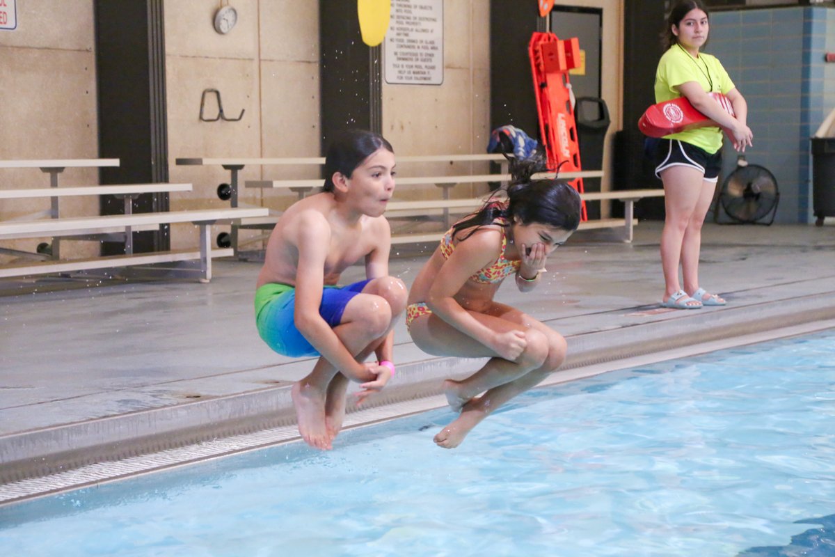 SAParksandRec's tweet photo. Free Family Swim!

Enjoy free swim days at the Atanacio Garcia Natatorium every 3rd Saturday of the month. It is a great way for all ages to stay active together.

September 19, 2026
1430 W. Cesar E. Chavez Blvd.
Free Admission Swim | All Day
Free Water Safety Swim Lessons | 1:30 https://t.co/h6U6IrNtJa