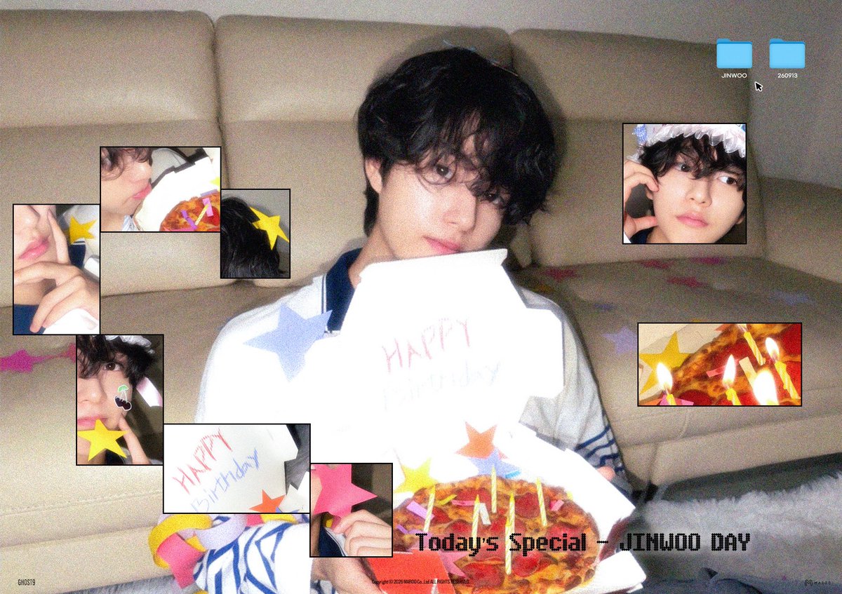 GHOST9OFFICIAL's tweet photo. [🍰]

2026.09.13
#HAPPY_JINWOO_DAY ♡゛
📁 https://t.co/NGZ3DIT7bi

          iiiiiiii
   ┏━♡♡━┓
┏"━☆━☆━"┓
 ♡-생일축하해-♡
 ★☆:+.♡.+:★☆

#LEEJINWOO #이진우 #HBD_JINWOO
#GHOST9 #고스트나인 https://t.co/wYqicJRjdT