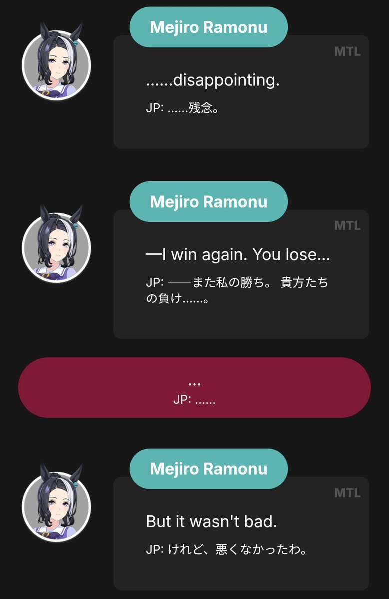 DailyRamonu's tweet photo. Ramonu wasn't completely satisfied, she did see Ruby's speed burst as her weapon and told her she would run for her again. https://t.co/2EH39BprzJ