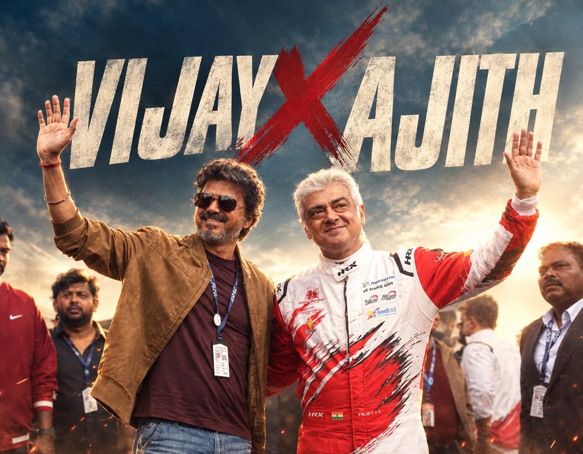 TSeriesFilmsS's tweet photo. A Frame That Speaks Courage &amp; Inspiration 🔥

A Glimpse Of Effective Leadership Ft. 2 Big Stars 💯

#VijayxAjith SPECIAL TRIBUTE VIDEO OUT NOW

https://t.co/ovhEXD6dof

Shine &amp; Inspire ⭐️

#AjithKumar #ThalapathyVijay #Gladiators #AK #ThalaThalapathy #JosephVijay https://t.co/cYFv4kjthv