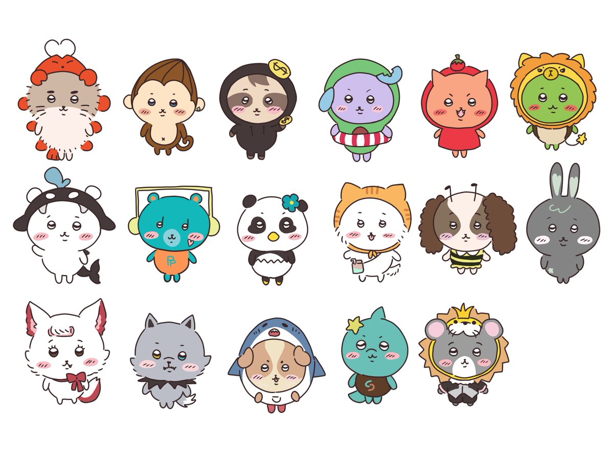 Cccch4n's tweet photo. ลองวาดหลานๆ(ที่เป็นสัตว์โลกน่ารัก)แบบอยู่ในจักรวาลchiikiwaดูคับ พยายามสุดๆแล้วแหะๆ✌️

#nongnoong #ponpon #samruay #avocean #tomafox #kingman #polcasan #permpoon #lunar #muvmuv #vimmy #metaa #lykyou #jewel #wesley #rexxa #lookkhunnoo https://t.co/HD9iYxG0oH