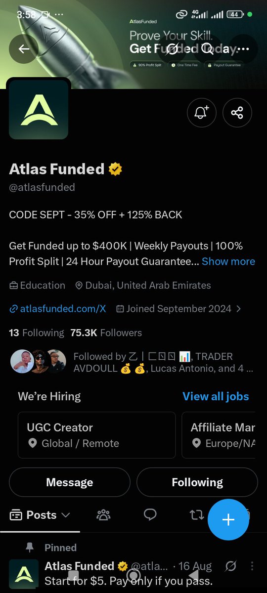 EmmanuelAnih10's tweet photo. @ZicoFago @atlasfunded @LAntonioAF @atlas_futures @HTU_FX Done 
@IamApass @jovanbuha @tonysnip3r https://t.co/5fHdvIslAa