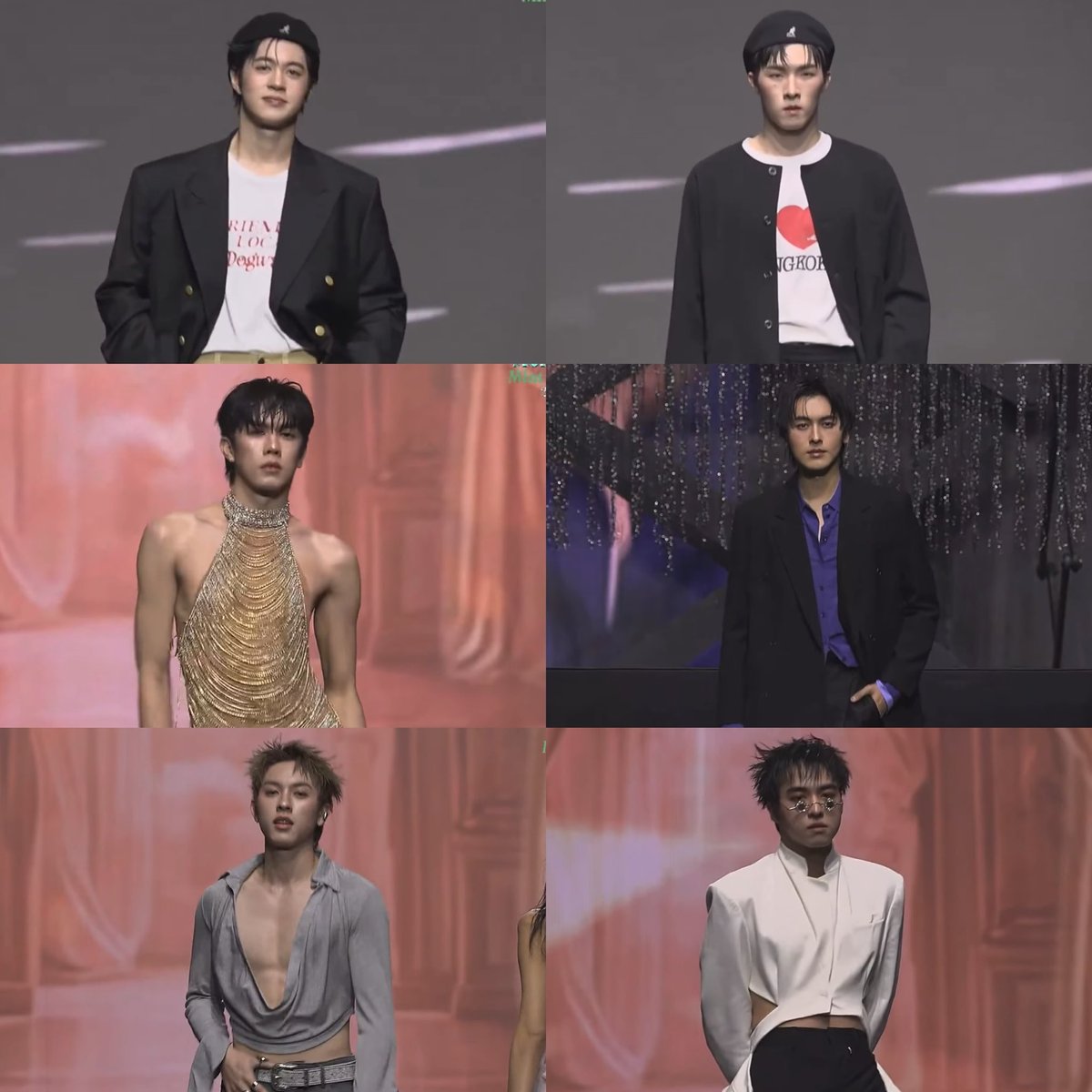 wedtwentyfour's tweet photo. คือชั้นรุ้นะว่าวงนี้เมมเบอร์แต่ละคนแครักเตอร์มันชัดกันมาก แต่ไม่คิดว่ามันจะขนาดนี้กันอะ เดินแบบงานมิ้นคือชัดตะโกน 55555555555555 https://t.co/9Gi4VNGefi