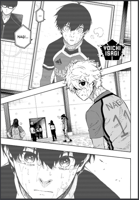 Arieslikesbllk's tweet photo. The way they looked at eachother in this panel is heartbreaking....
I remember people were shocked to see Isagi crying for Nagi
Like Nagi has always been close to Isagi both as a rival and as a friend https://t.co/cmTpD2wzUd