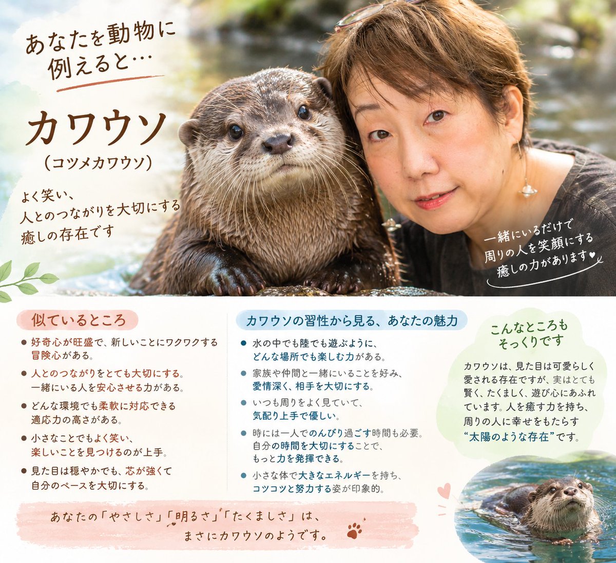 saqra_birin's tweet photo. 私もカワウソ😆 https://t.co/c3UNqtMND1
