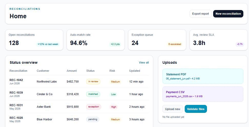 iamsusu__'s tweet photo. We built ReconIQ. An AI finance teammate that takes bank statements, matches transactions, detects exceptions, and routes them to the right team. And the best part? Recon works directly inside Slack.
It doesn’t just chat. It investigates,explains, escalates &amp;helps resolve issues https://t.co/yDbDp4BjNc