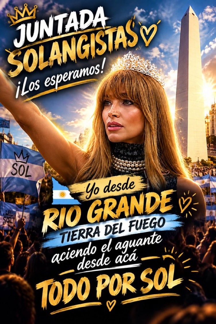 emmadiaz42's tweet photo. @Soynicodelsur @melli_coria Las mejores vibras Nico te acompaño desde Miami vamos gente es le momento de mostrar nuestra fuerza solangistas todos al obelisco 
SOL AL 9009 #JuntadaSolangista https://t.co/GlXqgTFU4K