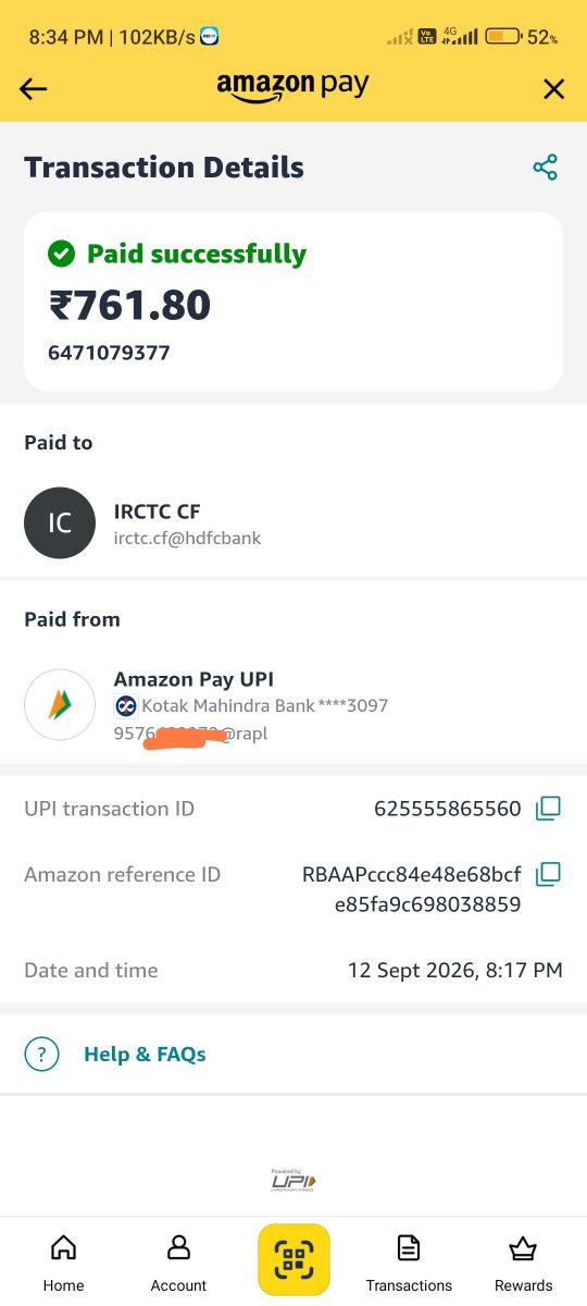 Motu_Patluu's tweet photo. Hello,
@IRCTCofficial mera ticket fail bhi ho gya aur paisa bhi kaat gya hai..
Please help. https://t.co/vhLDTY5IyT