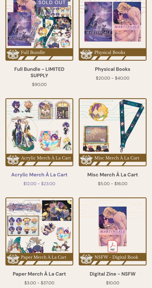 MartingaleZine's tweet photo. **LAST CHANCE**
leftovers for MARTINGALE close TOMORROW September 13th!

Get your goods while you can!
🔗⬇️ https://t.co/NBxjNGqOh6
