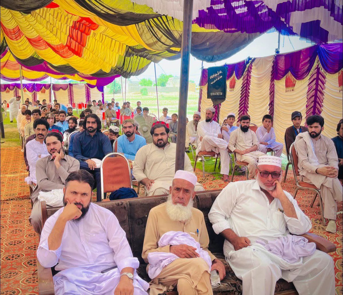 PTM_Multan's tweet photo. #PTM Lakki Marwat held a gathering today in Tajazai to mark the 2nd death anniversary of martyrs Safiullah &amp; Naveedullah.PTM stands with their families and will keep their sacrifices alive while continuing the peaceful struggle for our rights.
#RememberingNaveedullahAndSafiullah https://t.co/1rISxwityY