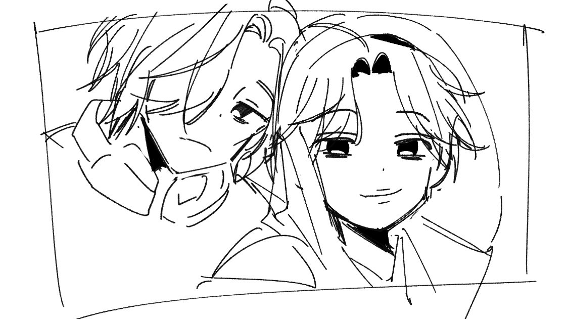 sodozodozo's tweet photo. It's hard to fit real people's feature in my style so i need to study more https://t.co/ulKFBZovCH