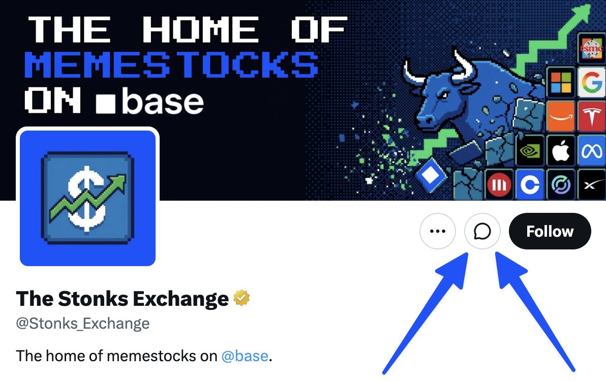 Stonks_Exchange's tweet photo. Group chats turn into noise, scams and impersonators. A DM doesn't. That's why we opened our DMs. 📩

Traders needing help, builders with an idea, creators launching their first coin — write to us directly. 👇 https://t.co/a5Y3bpvKGo