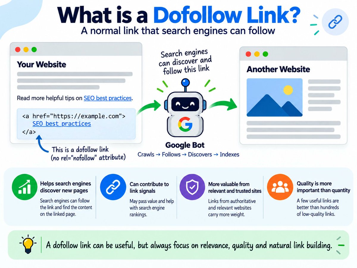Arjunpradeepcm's tweet photo. 🔗 Dofollow vs Nofollow Links: What Is the Difference?
👉 Read the full guide: https://t.co/nwX404WNA1

#SEO #DigitalMarketing #LinkBuilding #Dofollow #Nofollow https://t.co/aZBVaRO6pi