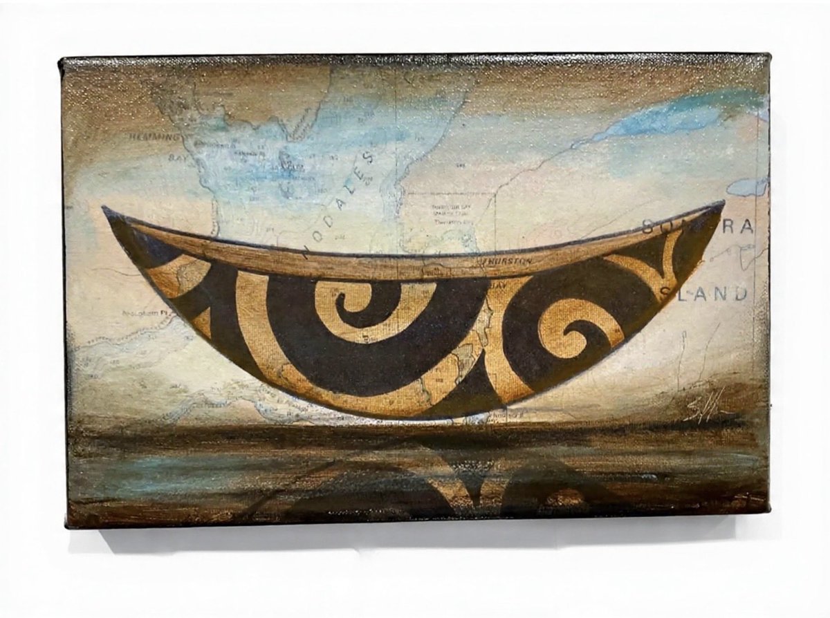 Stevejensen55's tweet photo. “Davis Point” in a group exhibition at the POSTMARK ART CENTER with the Northwest Desinger Craftartist, exhibition continues through October 9,2026 , 20 Auburn Ave. Auburn, WA. 98002, (253)931-5100. Oil on nautical canvas 8”x12” https://t.co/VvtNVnpa1L