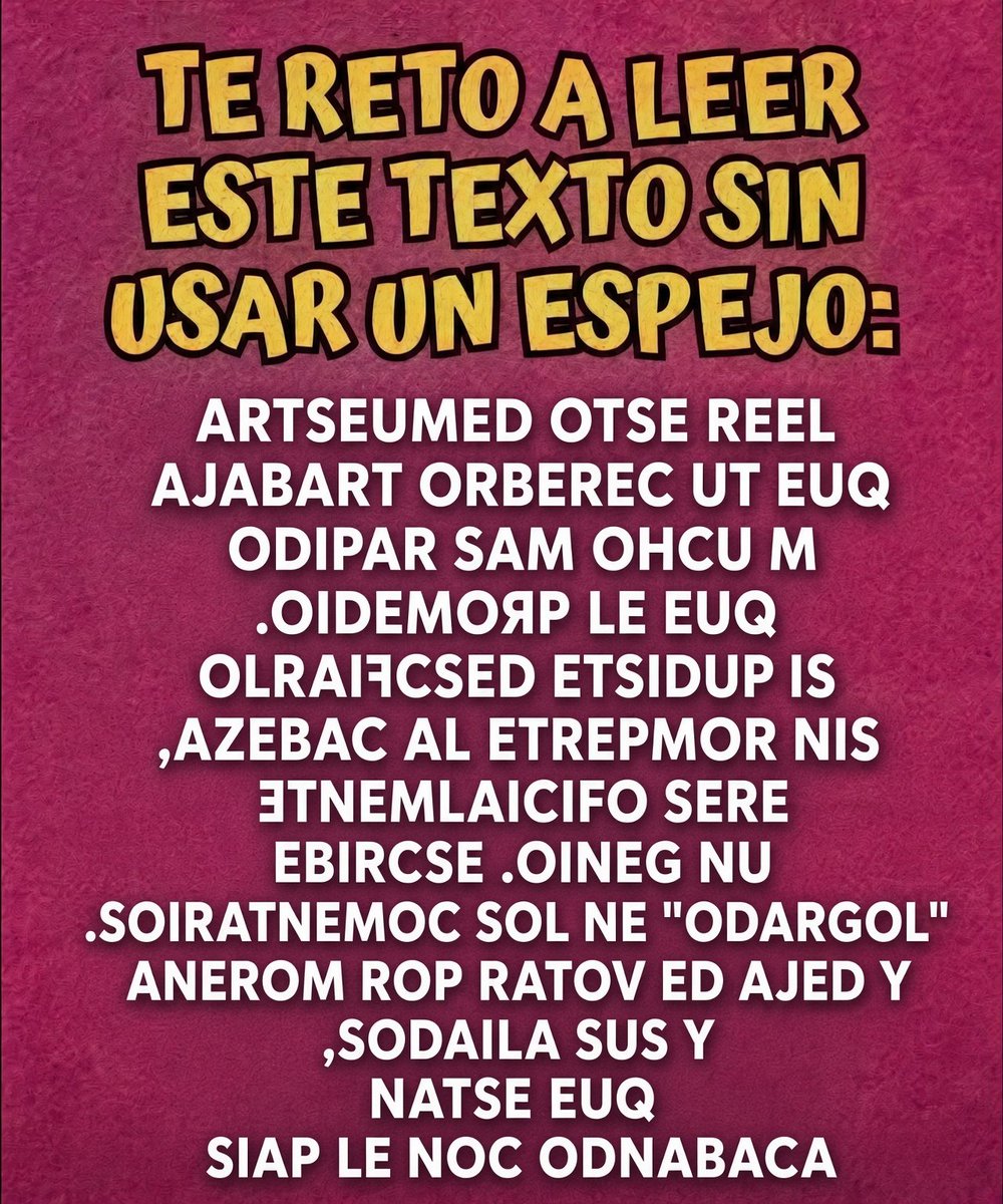 ruleslogi's tweet photo. ¿A ver?  ¡Un reto!

Si pudiste resolverlo...

¡Compártelo! 

👇🏻😎 https://t.co/ANMFgk0By4