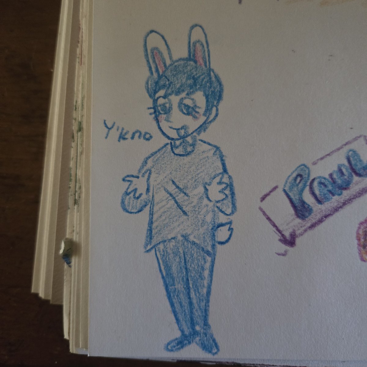 ricochetstar's tweet photo. #TheBeatles paul mccartney crayon doodles https://t.co/qJaM1Npz1k