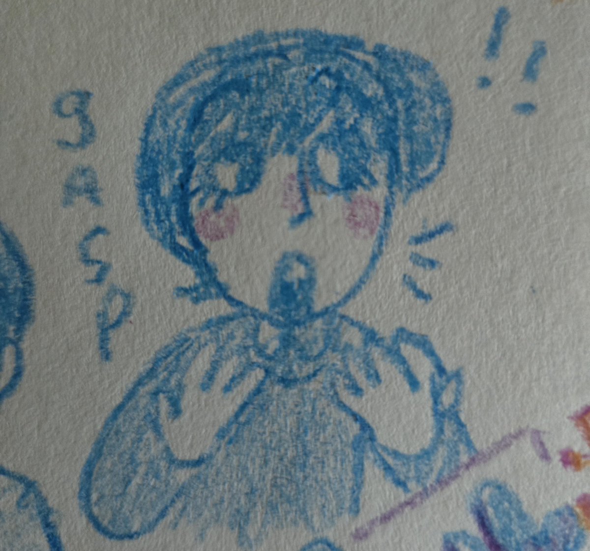 ricochetstar's tweet photo. #TheBeatles paul mccartney crayon doodles https://t.co/qJaM1Npz1k