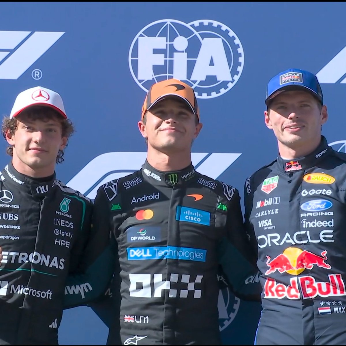 ln4norris's tweet photo. POLE SITTER. https://t.co/K0Yb8n87M6