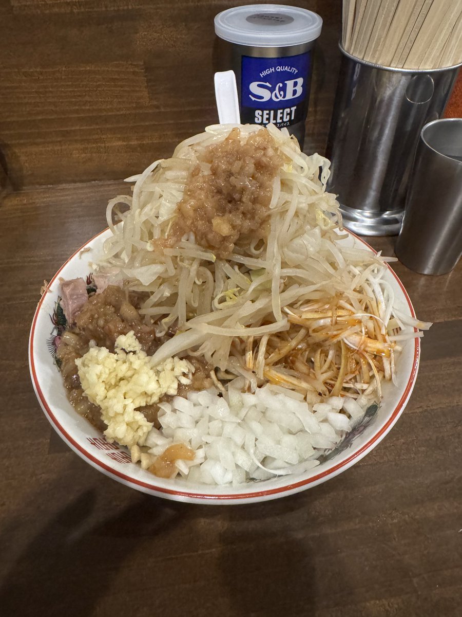 ki04_'s tweet photo. 今日は久々に二郎系食べてきたよ😋 https://t.co/Gjyt0tb3WC