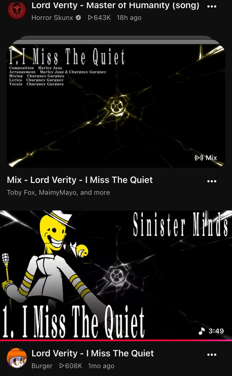swapperfell's tweet photo. oh my god the new lord verity song passed the original please don’t pass I miss the quiets views dude 😭 https://t.co/IFdKt1SCU4