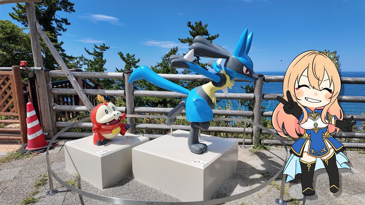 yusha_noto's tweet photo. 8月の千枚田でルカリオとホゲータと記念撮影📷✨
能登はポケモンまんでおっぞいね！⚡ https://t.co/6joQNKgJlb