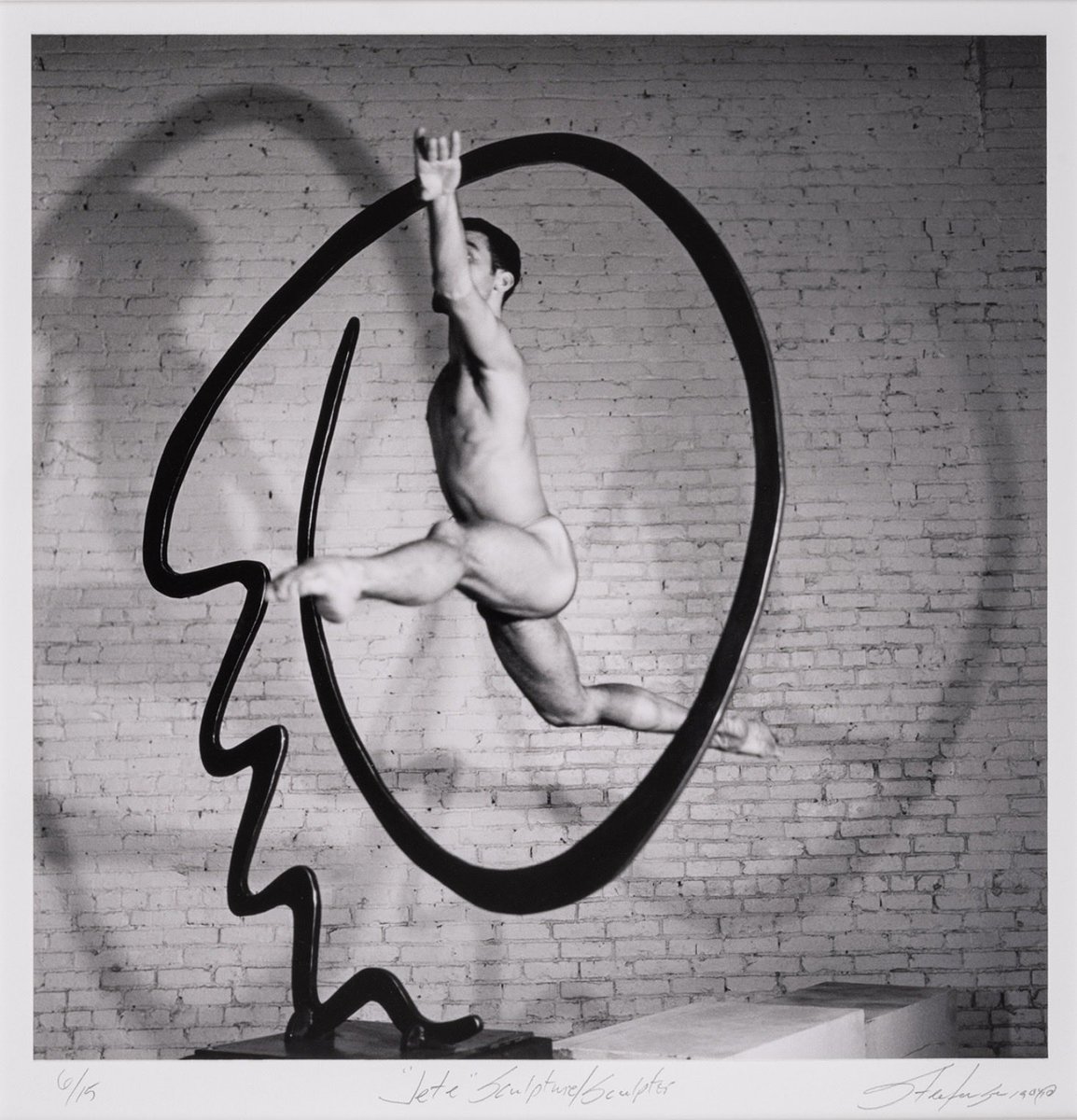 Stevejensen55's tweet photo. “Jete” by Steve Jensen Sculpture/Sculptor Series 16”x20” black and white film photograph. https://t.co/EezwMSByfU