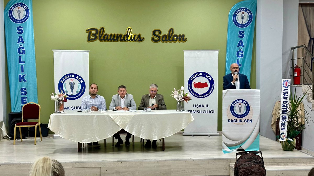 sagliksen's tweet photo. Sağlık-Sen Genel Başkan Yardımcısı Mustafa Irgatoğlu, Uşak Şube'nin 7. Olağan Genel Kurulu'na katıldı. 

Uşak Şube Başkanı Muhammed Ali Aloğlu, yeniden şube başkanlığına seçildi.
⤵️
https://t.co/uk2BcGdDjf https://t.co/pY31aJhOH6