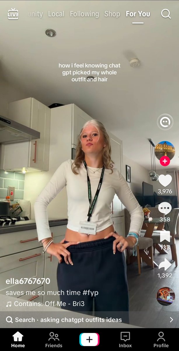 TikTok Video Sparks Debate on AI Outfit Choices
