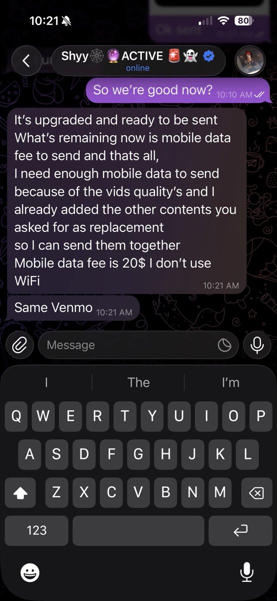 biggie8in's tweet photo. @deboraheleninha is a scammer. Continues to add random fees after you’ve paid. Save your money https://t.co/QkpPKZT6jX