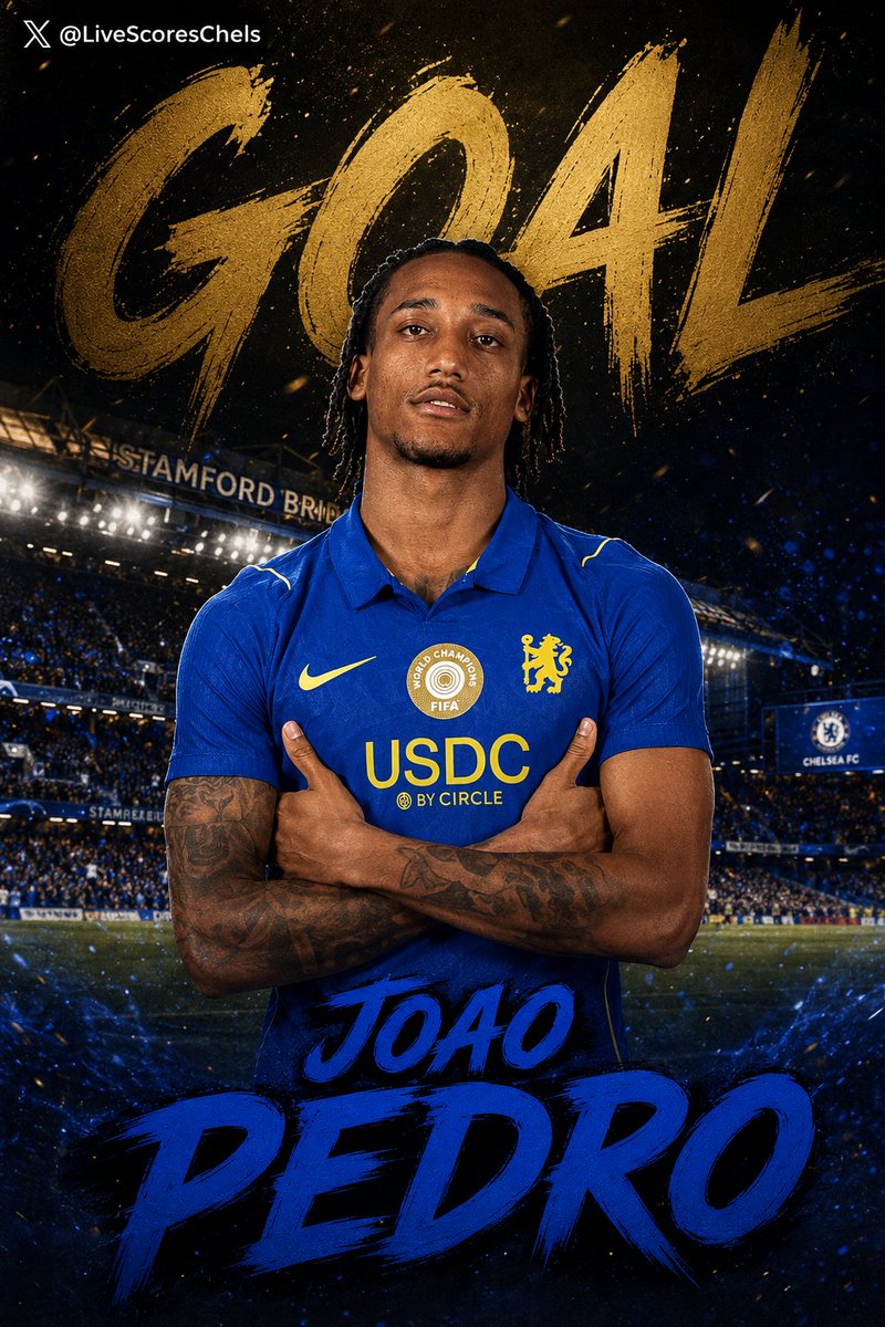 LiveScoresChels's tweet photo. Goal #CHEHUL
Chelsea 2-2 Hull City
Goal Scorer: João Pedro
Assist: Cole Palmer https://t.co/4pMXsi90nJ